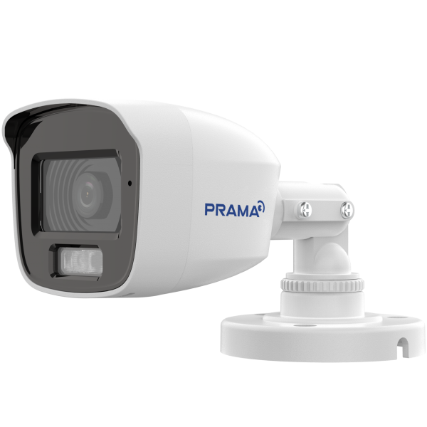 PRAMA Metal Hybrid Bullet,  2 MP Ranginview Audio Fixed Mini Bullet Camera (PT-HTD11F0E-LMFS)