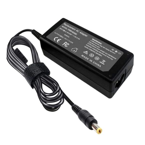 Laptop Charger for Acer Aspire 19V 3.42A, 65W, 5.5*1.7MM, Yellow Pin, Compatible Laptop Charger
