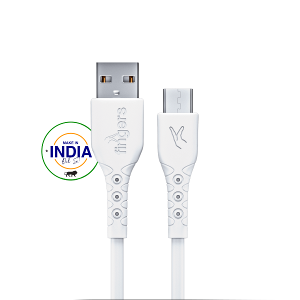 Fingers FMC-Micro-04 Superior Quality Cable, Fast Charging supports upto 3.0A, Dual Purpuse: Charging & Data Transfer