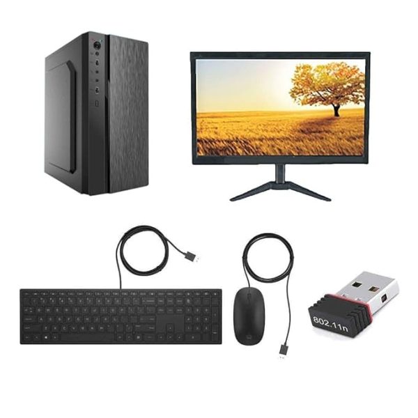 Assembled Intel Core i3 cpu with 8GB Ram, 18.5 inch HD LED , Wireless Keyboard+ Mouse , 1 Year Warranty